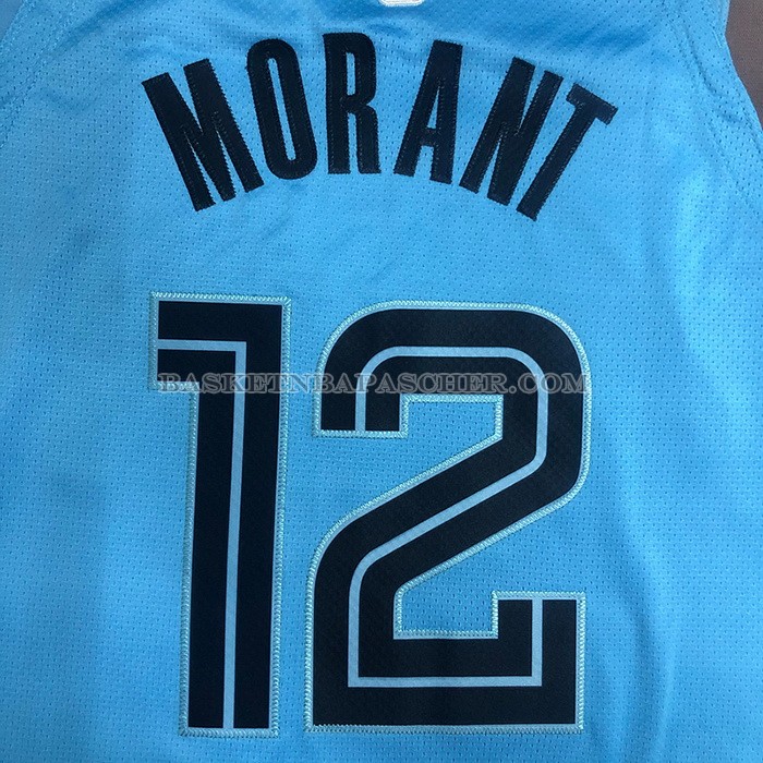 Maillot Memphis Grizzlies Ja Morant NO 12 Statement Authentique 2021-22 Bleu